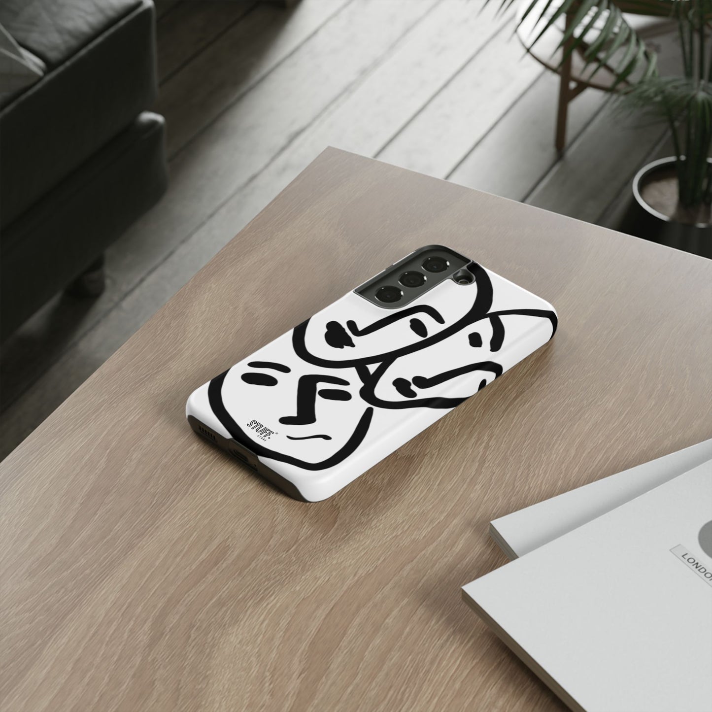 Les Trois Visages | Coque résistante double protection — inspiration Matisse