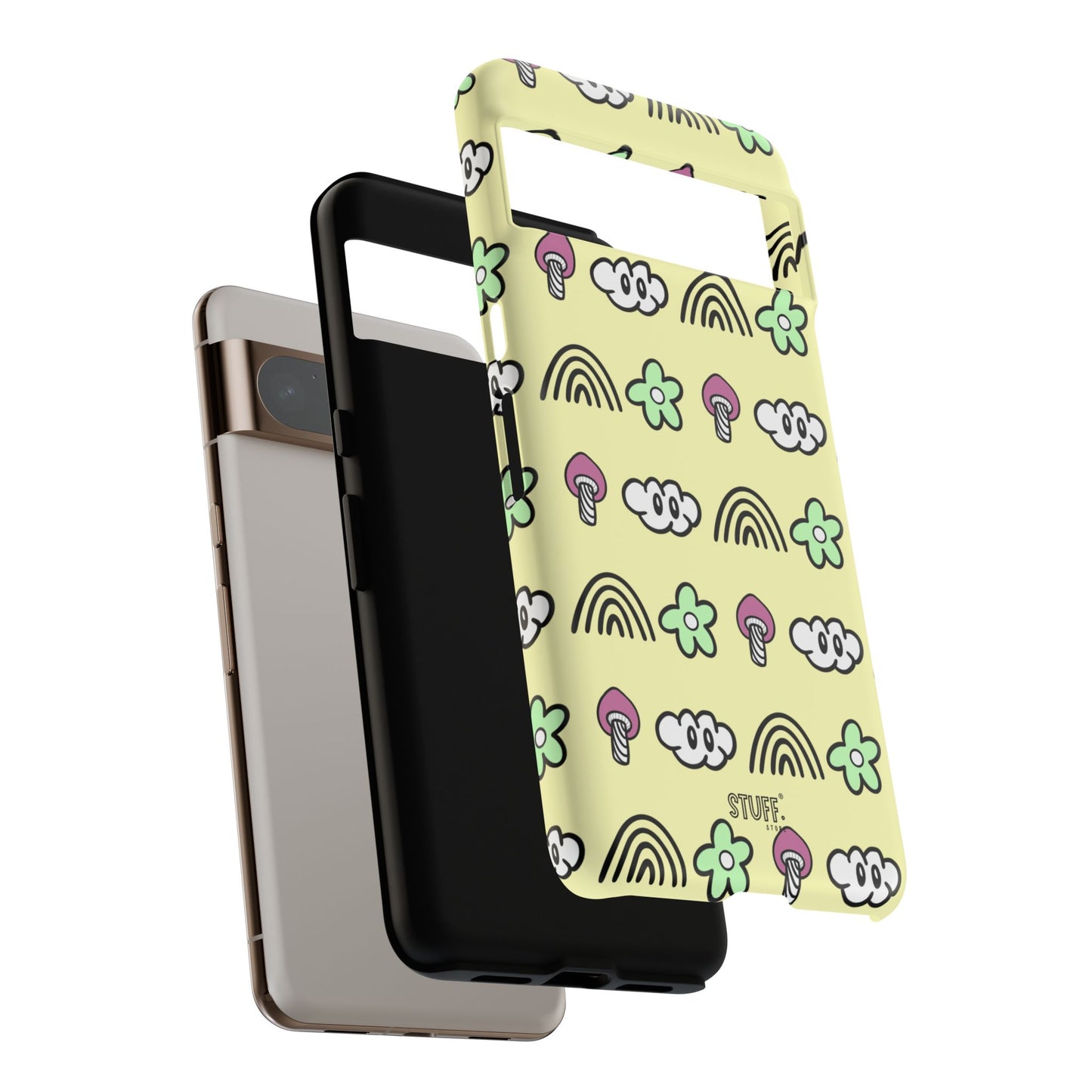 Pixie Case | Coque résistante double protection — Collection Pixie — Jaune