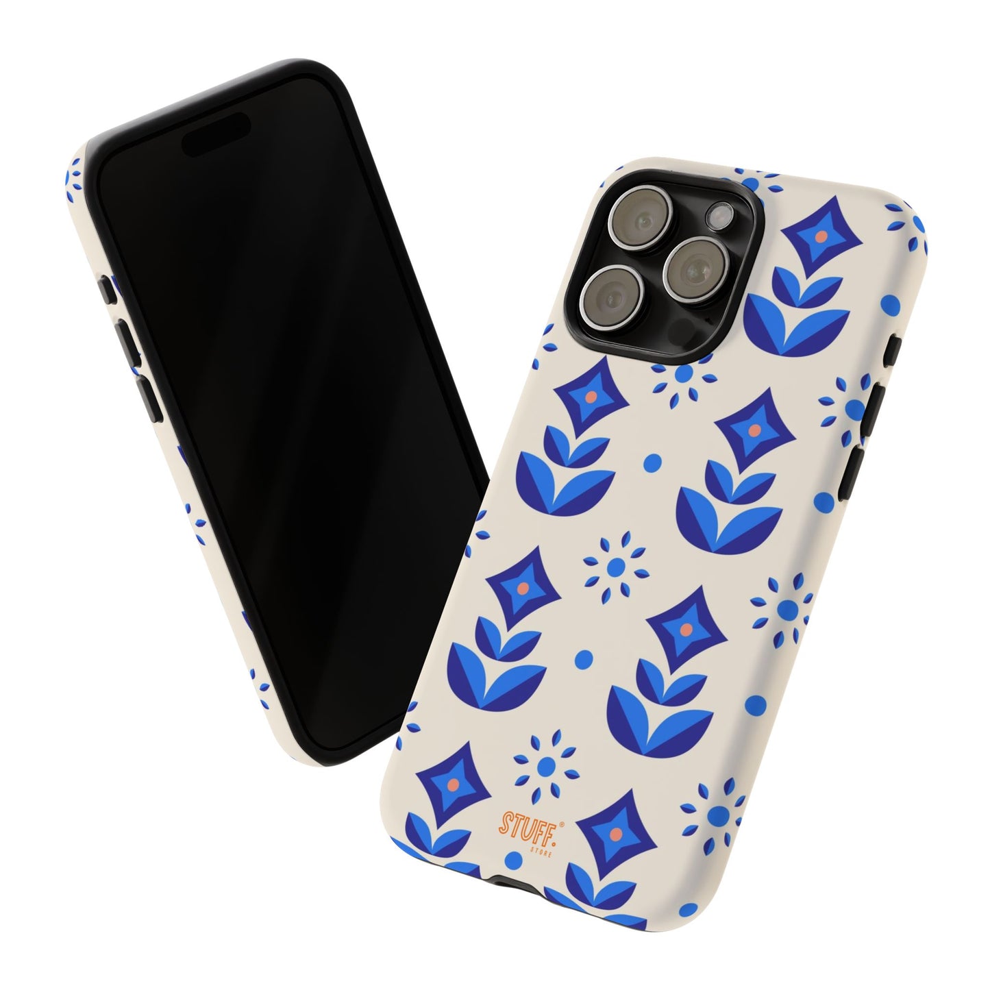 Floral Case | Coque résistante double protection avec Design Fleuri