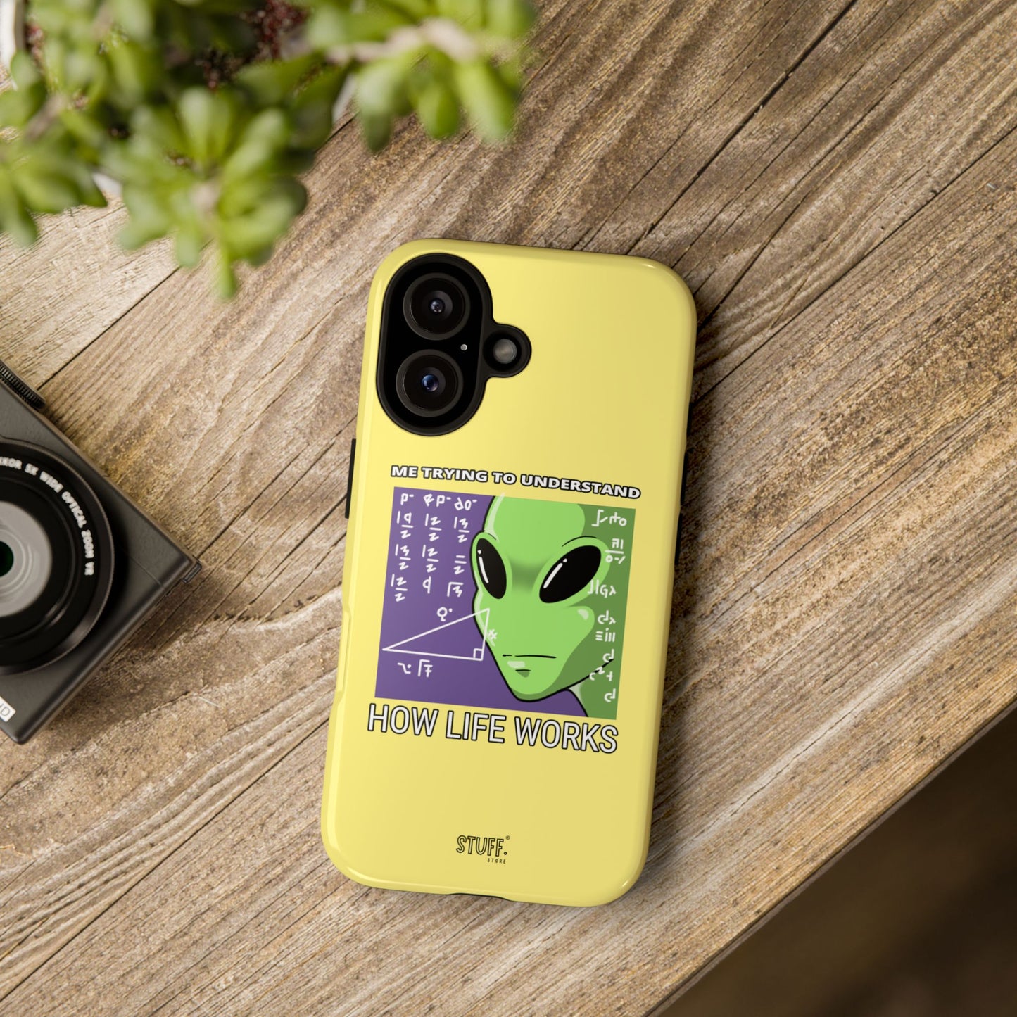 Confused Alien Case | Coque résistante Dual Protect anti-choc