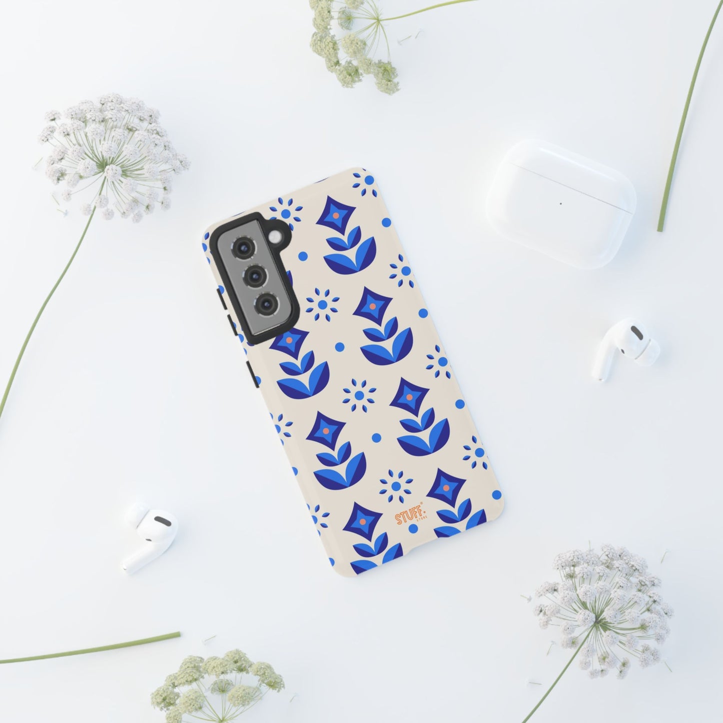 Floral Case | Coque résistante double protection avec Design Fleuri