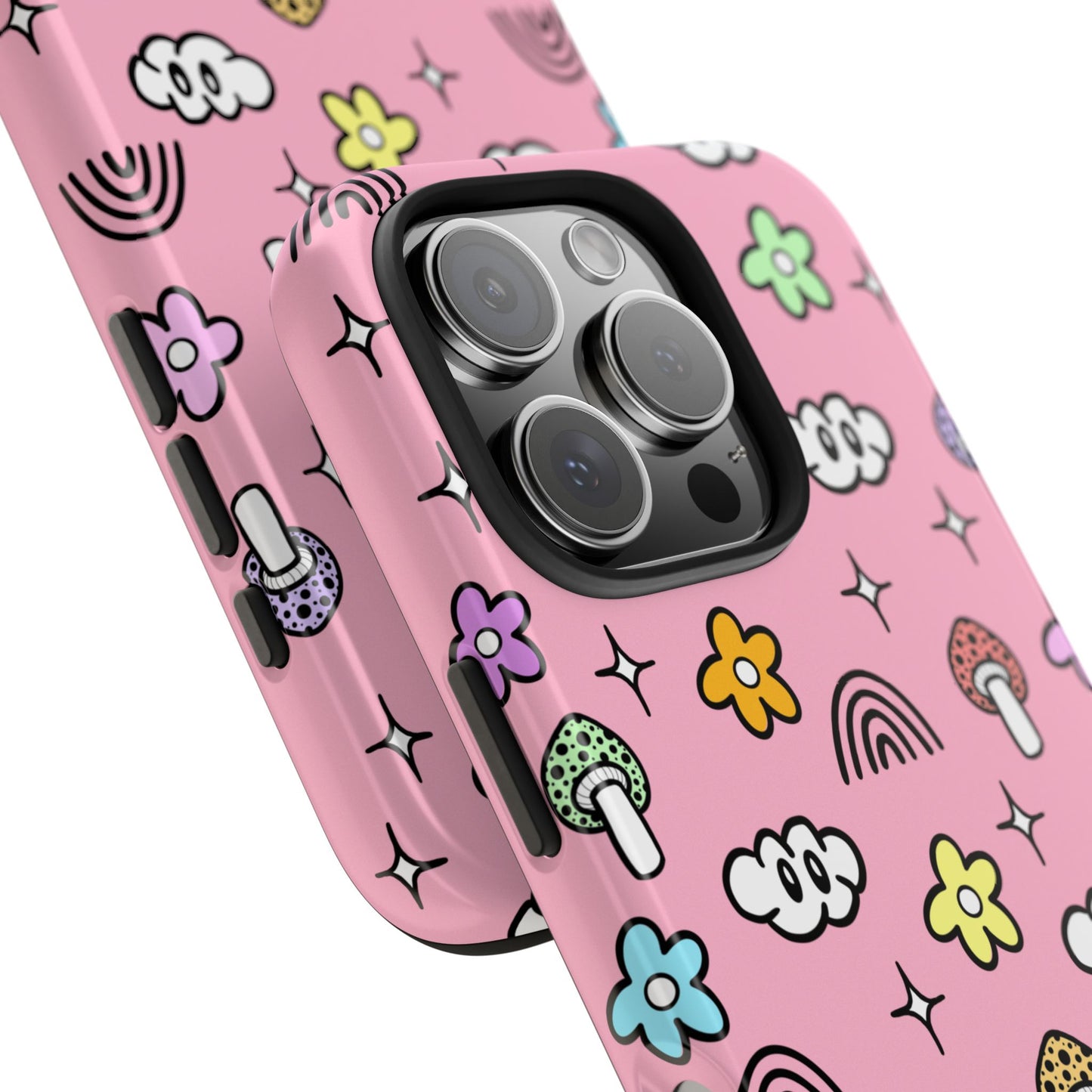 Pixie Case | Coque résistante double protection | Pixie Collection - Pink Matte Effect