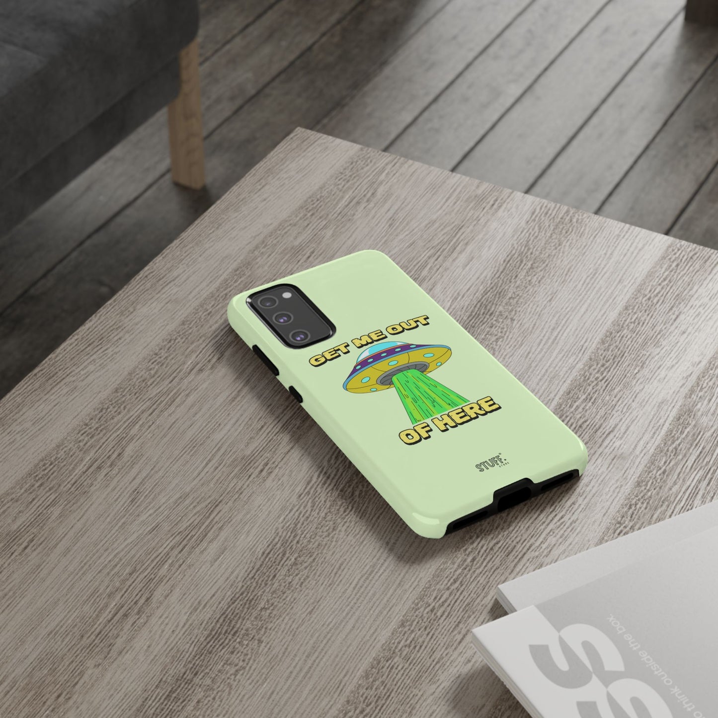 Get Me Out of Here | Coque résistante anti-choc — Vert Menthe