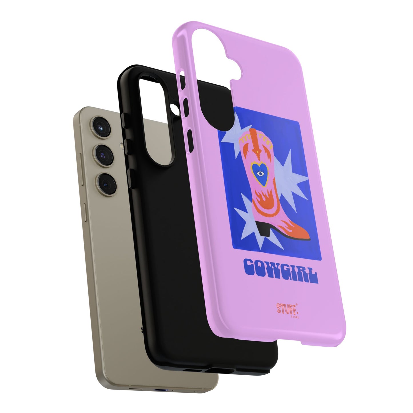 Cowgirl Case | Cose résistante double protection avec Design Western