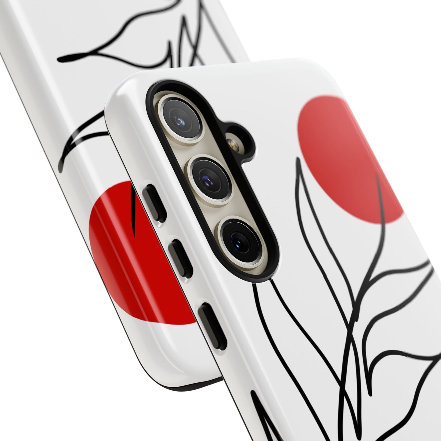 Red Sun Case | Coque résistante double protection avec Design Minimaliste