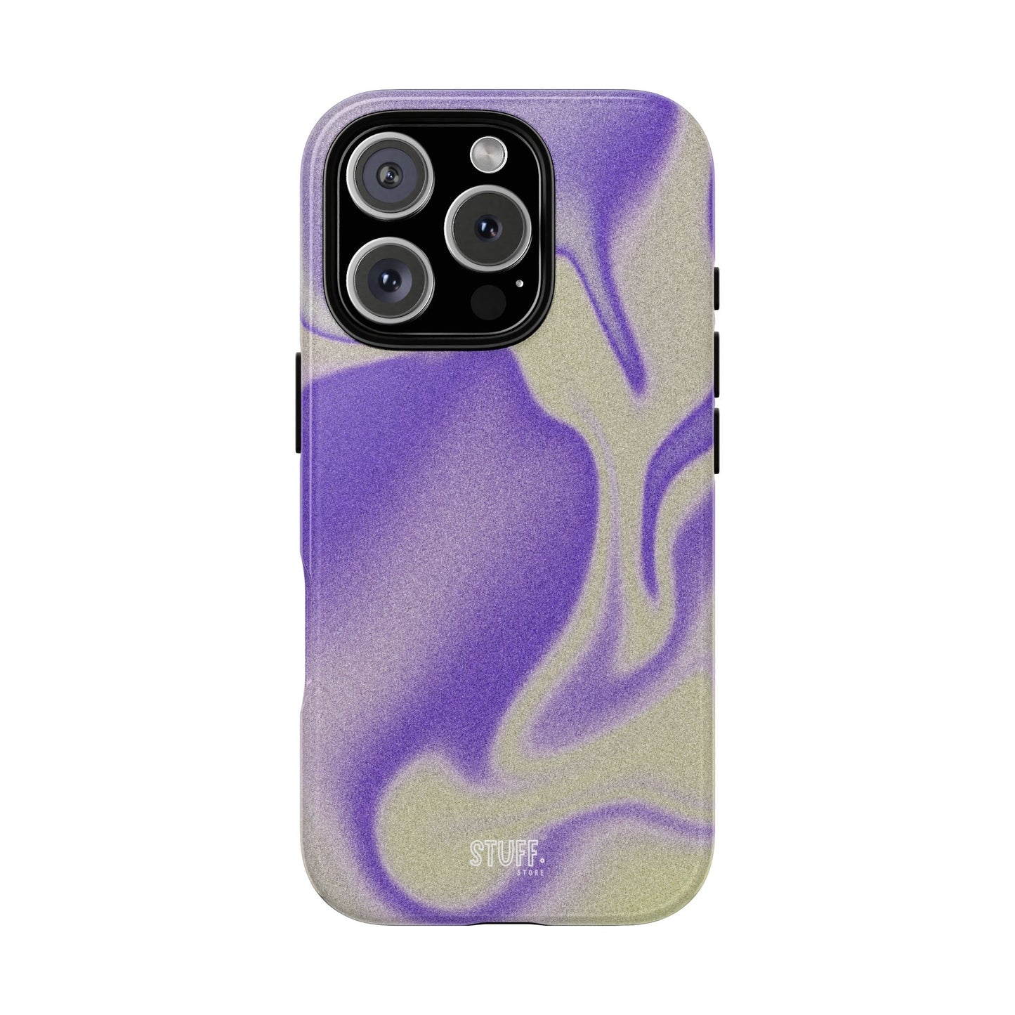 Swirly Case | Coque résistante double protection - Motif vague pourpre