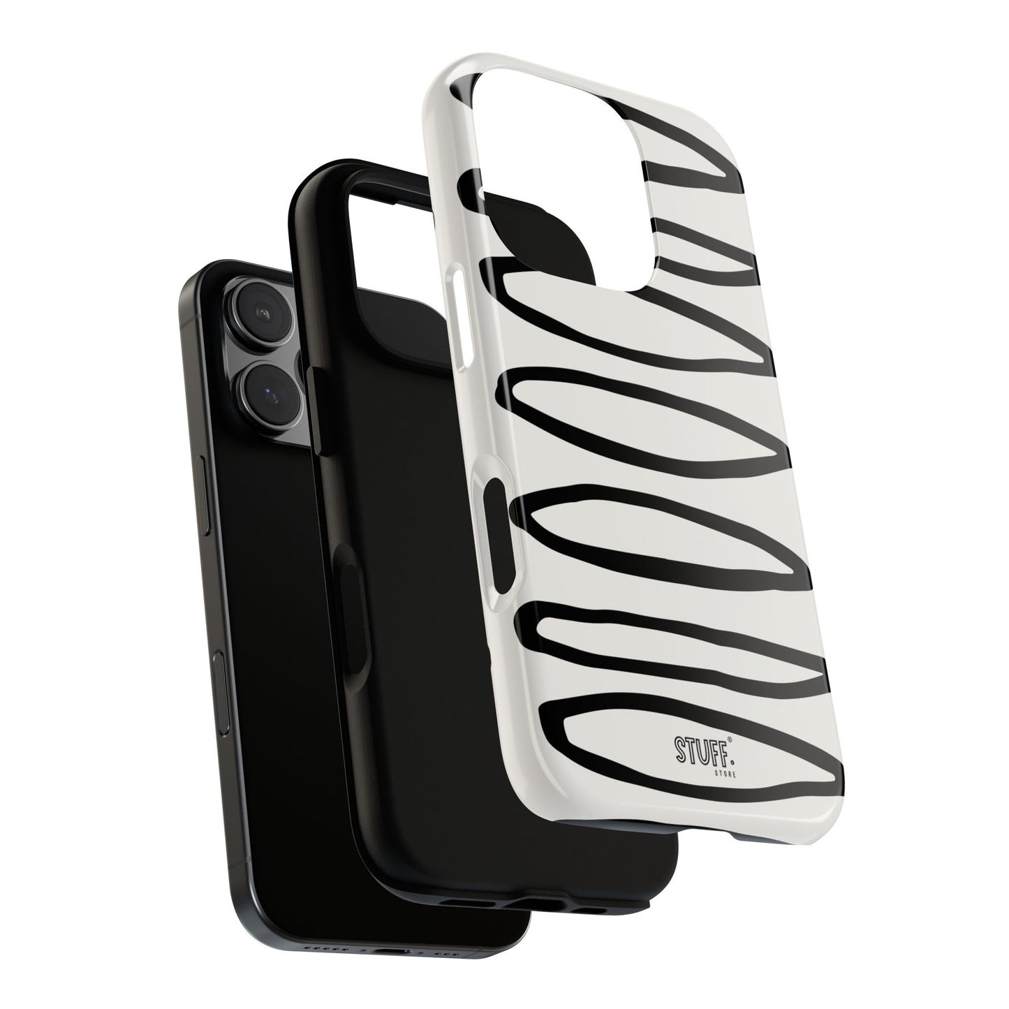 Loopy Case | Coque résistante double protection - Motif cercles abstraits