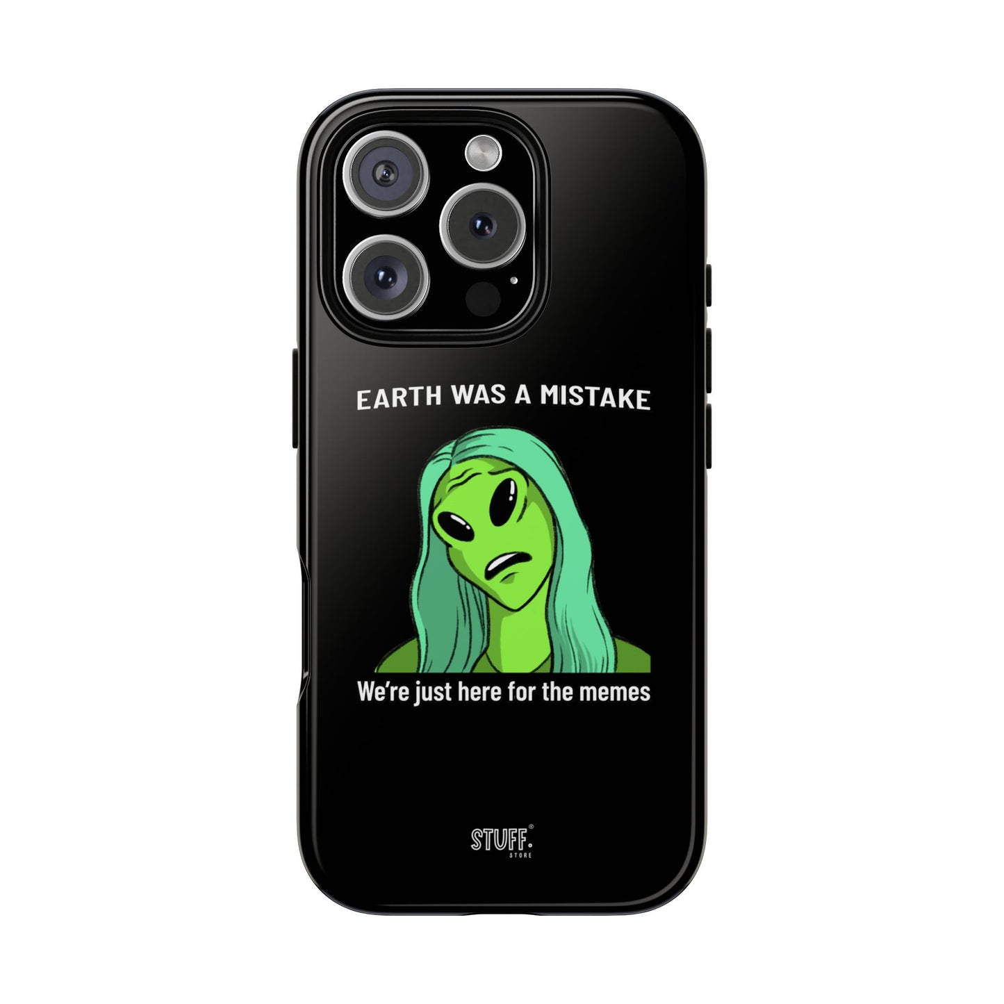 Meme Liking Alien Case | Coque résistante double protection pour les amateurs de Pop Culture