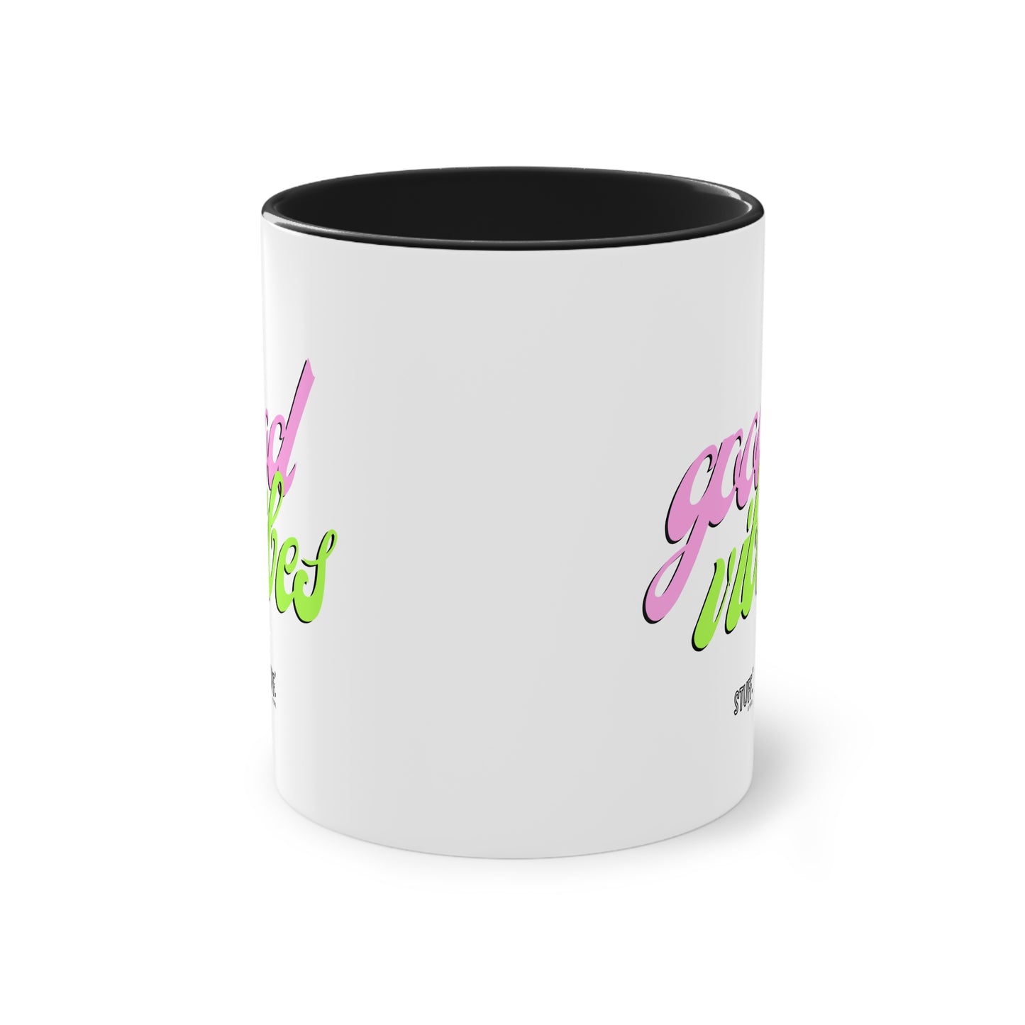 Good Vibes Cup | Mug bicolore en céramique - 330ml