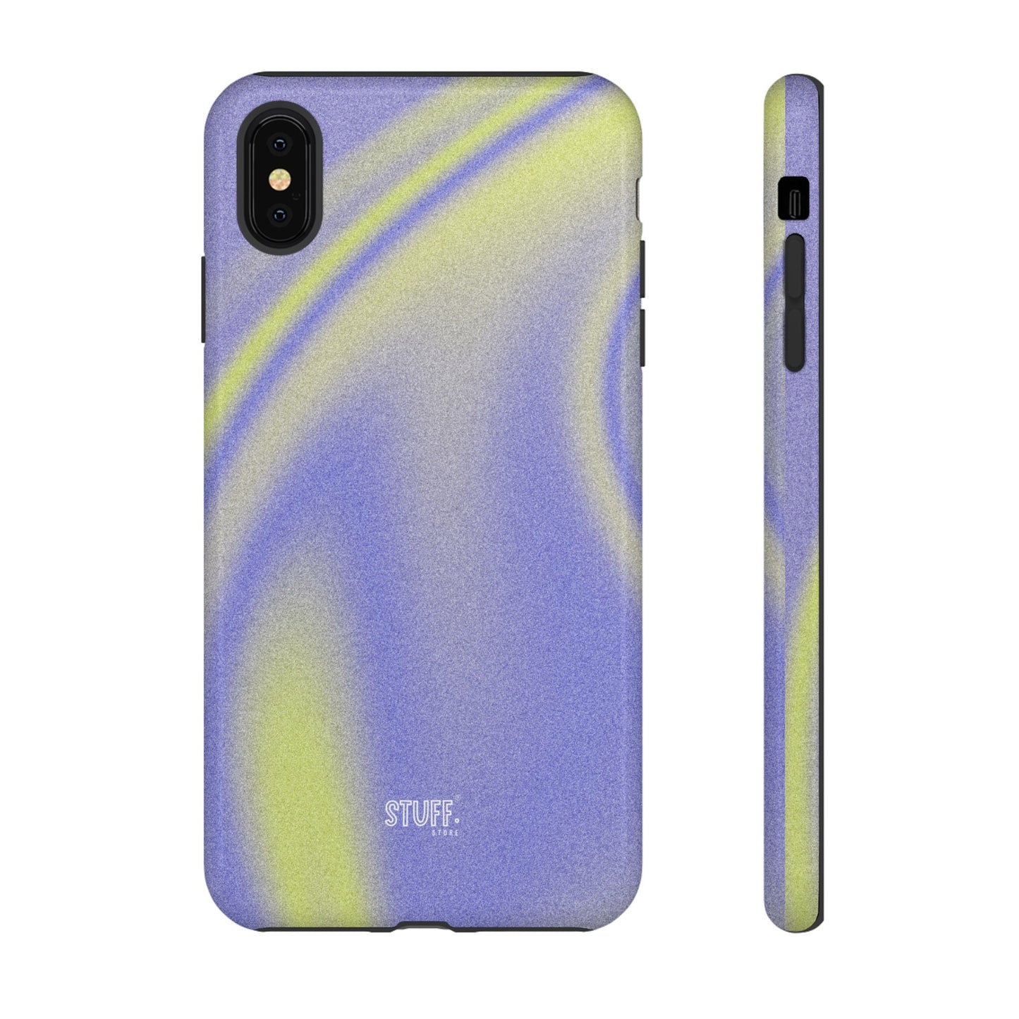 Vibrant Case | Coque résistante double protection anti-choc - Violet & Jaune