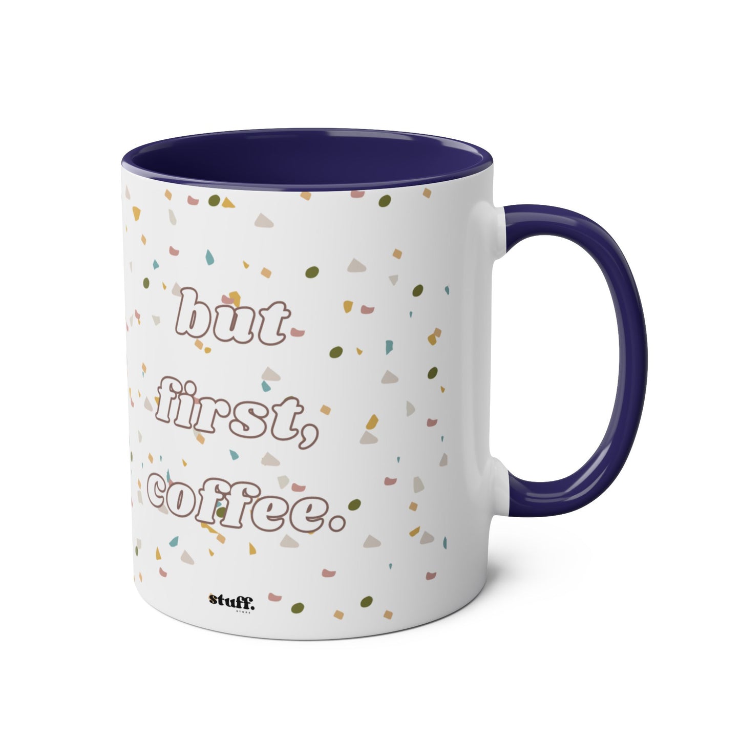 but first, coffee two-tone coffee mug