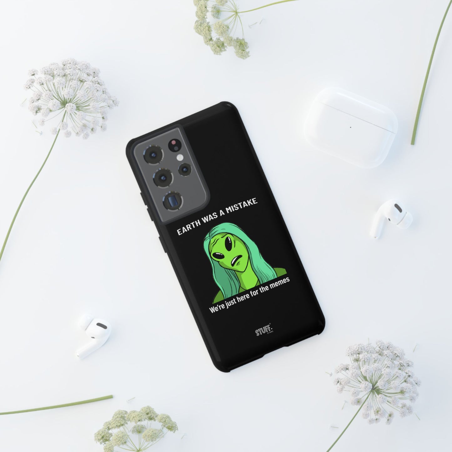Meme Liking Alien Case | Coque résistante double protection pour les amateurs de Pop Culture