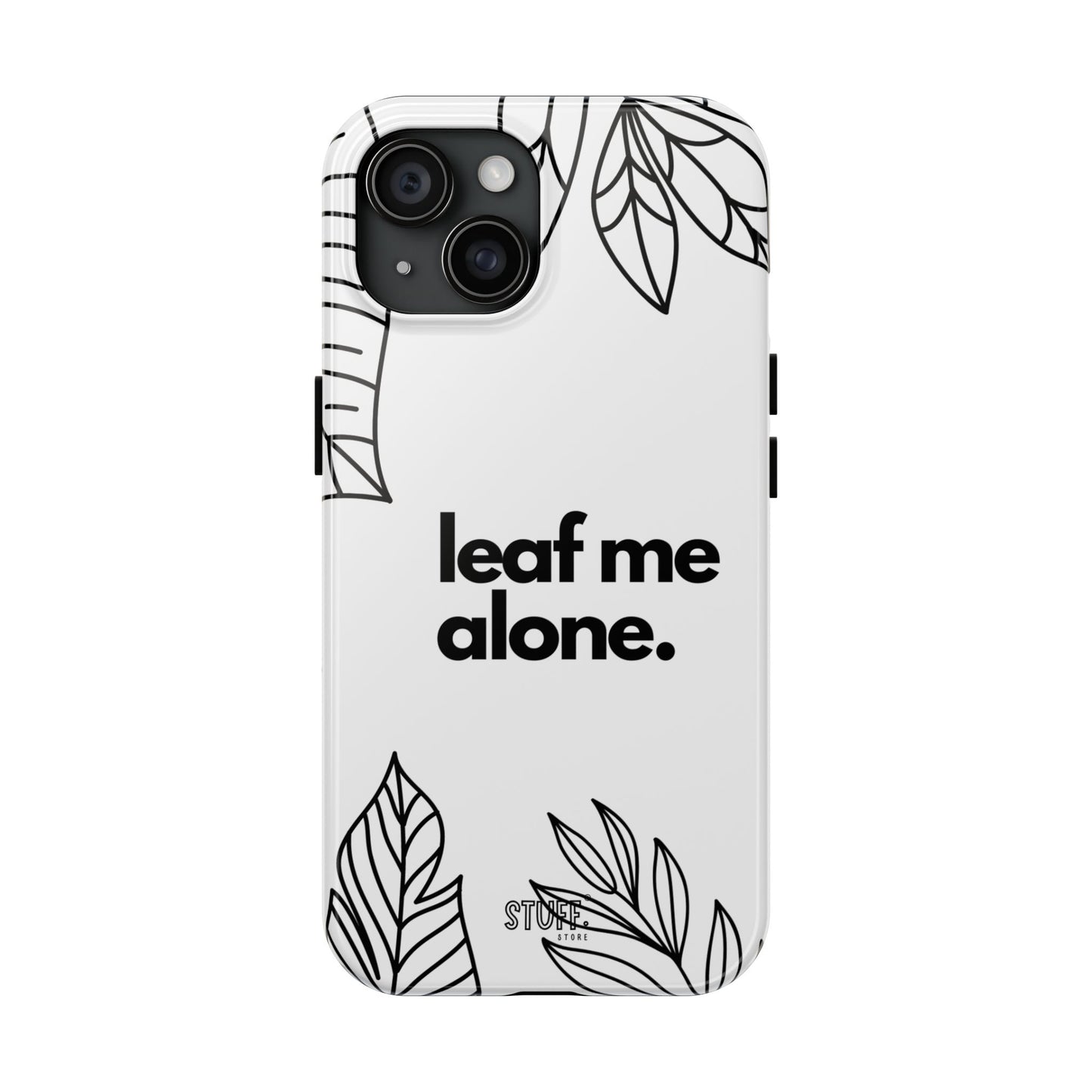 Leaf Me Case | Coque résistante double protection avec design minimaliste