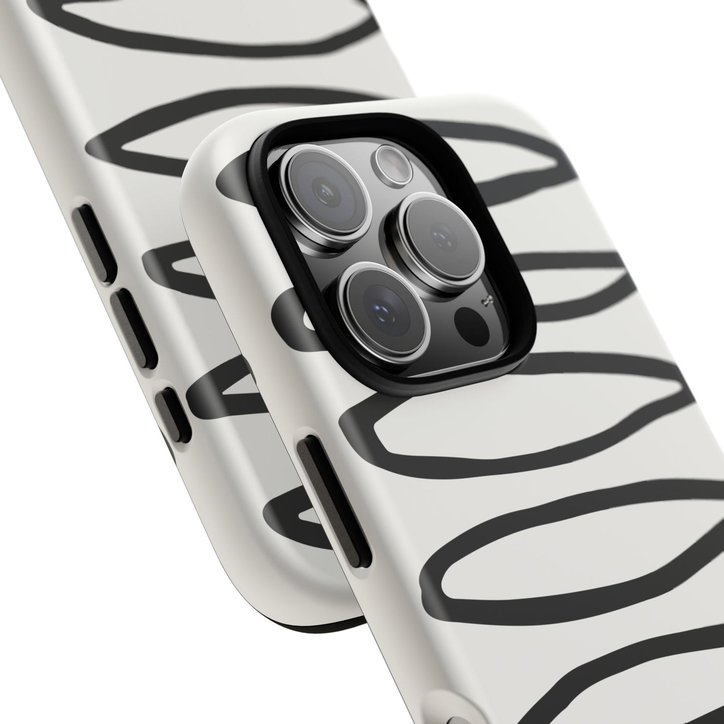Loopy Case | Coque résistante double protection - Motif cercles abstraits