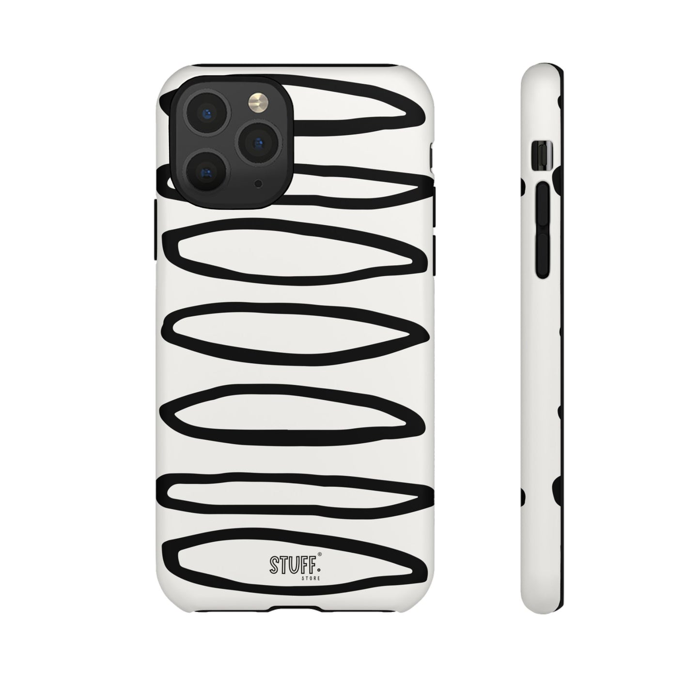 Loopy Case | Coque résistante double protection - Motif cercles abstraits