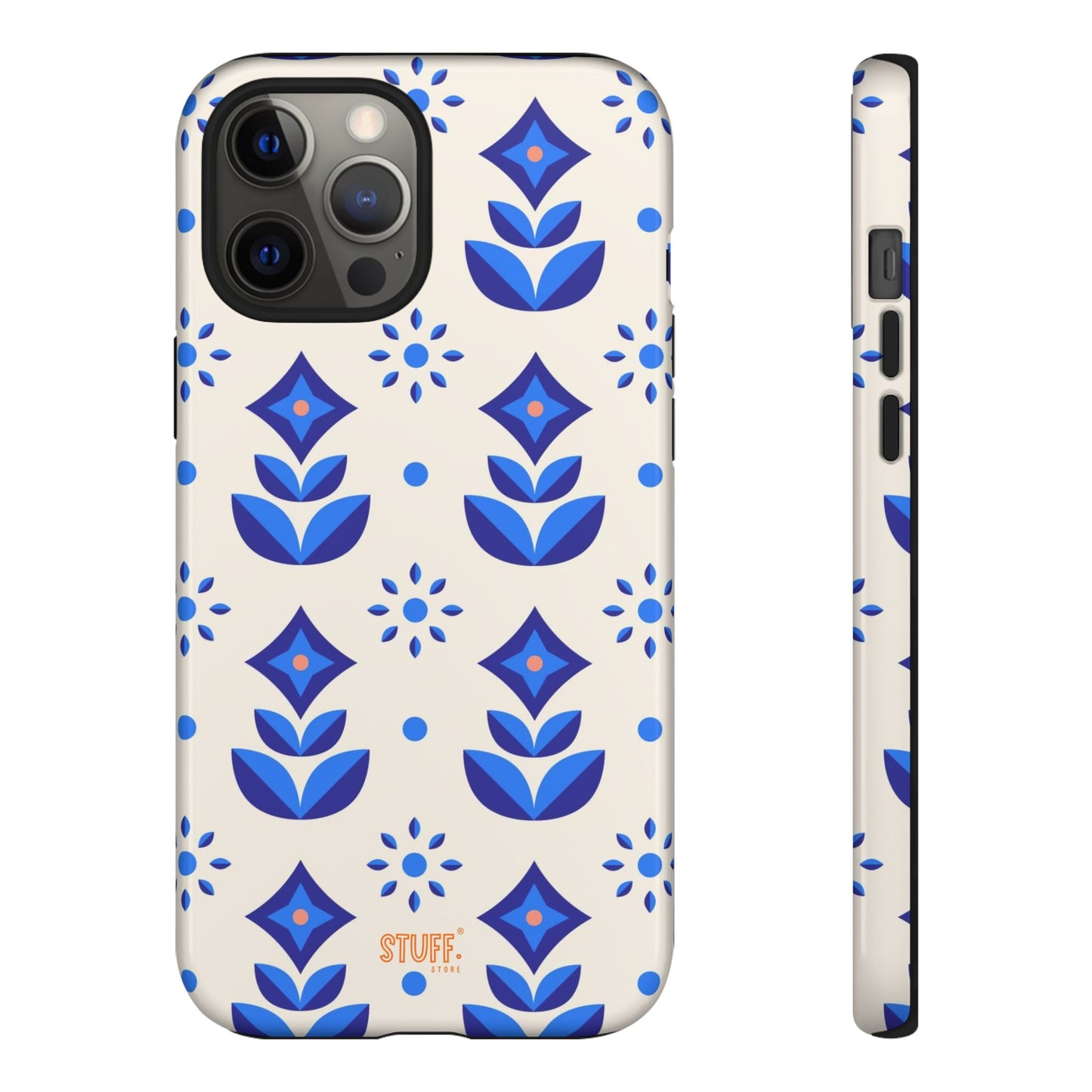 Floral Case | Coque résistante double protection avec Design Fleuri