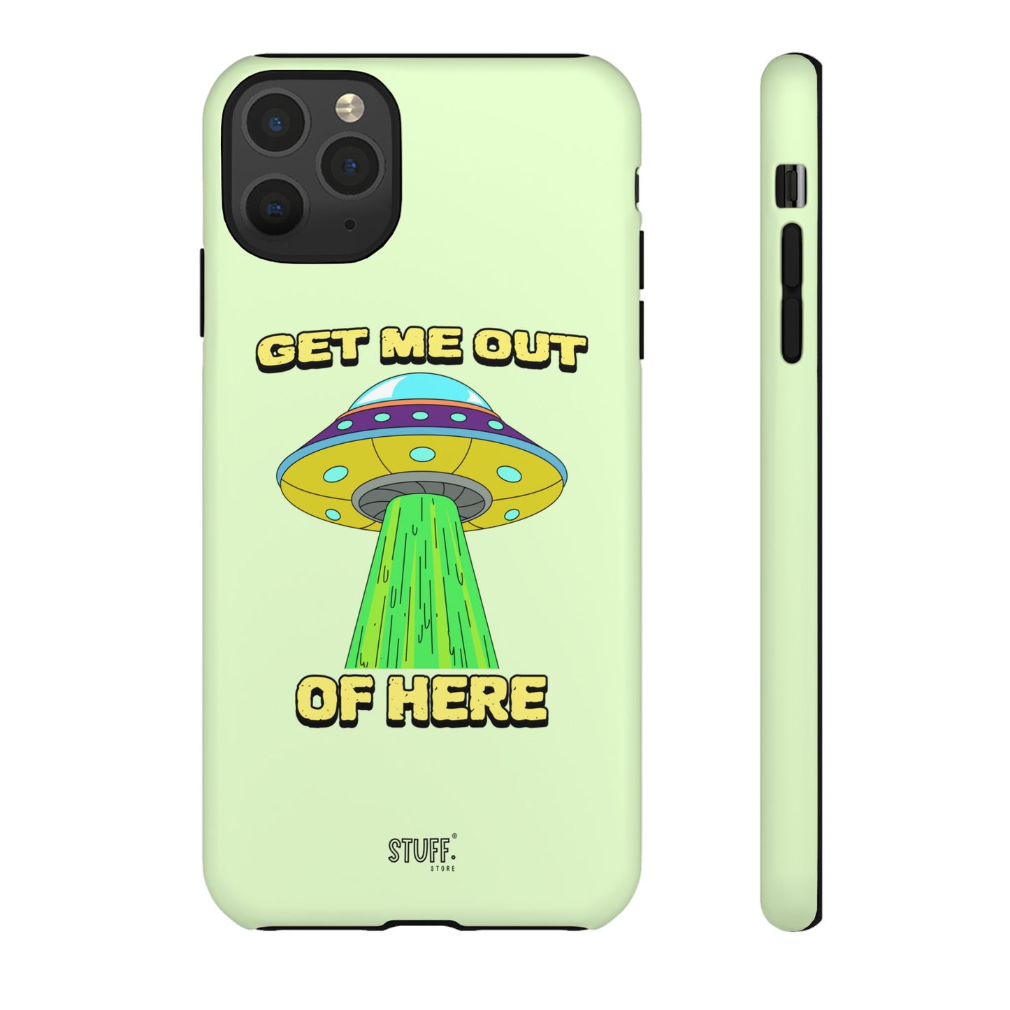 Get Me Out of Here | Coque résistante anti-choc — Vert Menthe