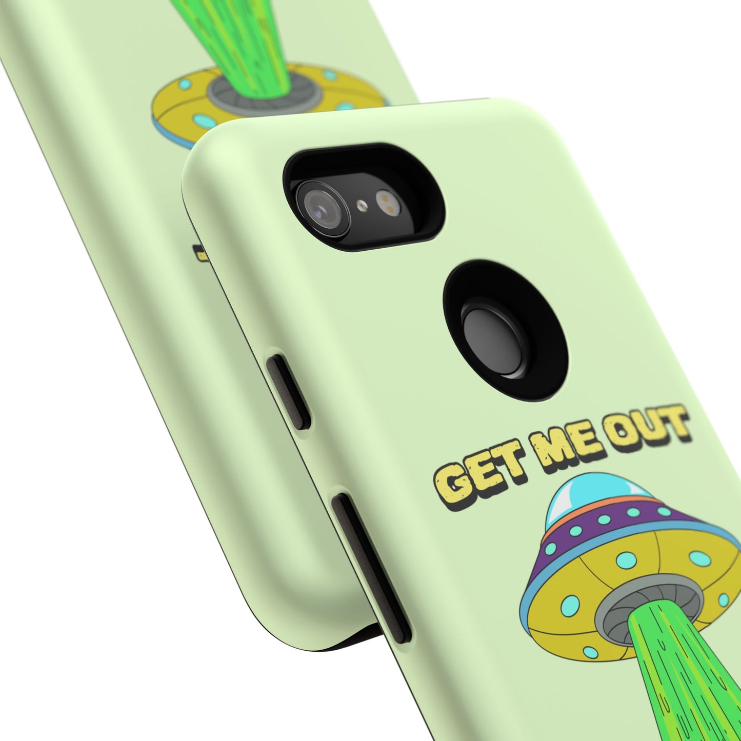 Get Me Out of Here | Coque résistante anti-choc — Vert Menthe