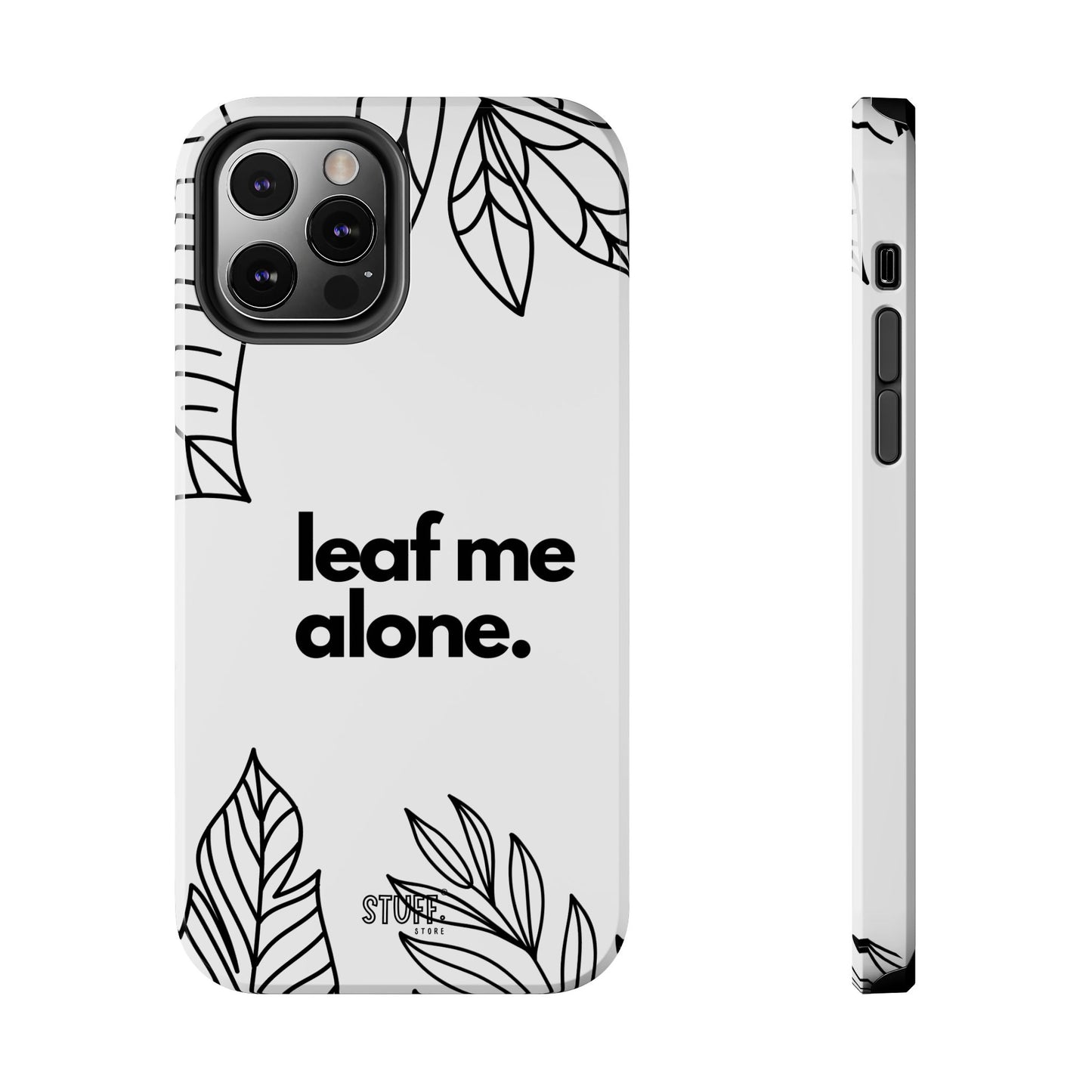 Leaf Me Case | Coque résistante double protection avec design minimaliste