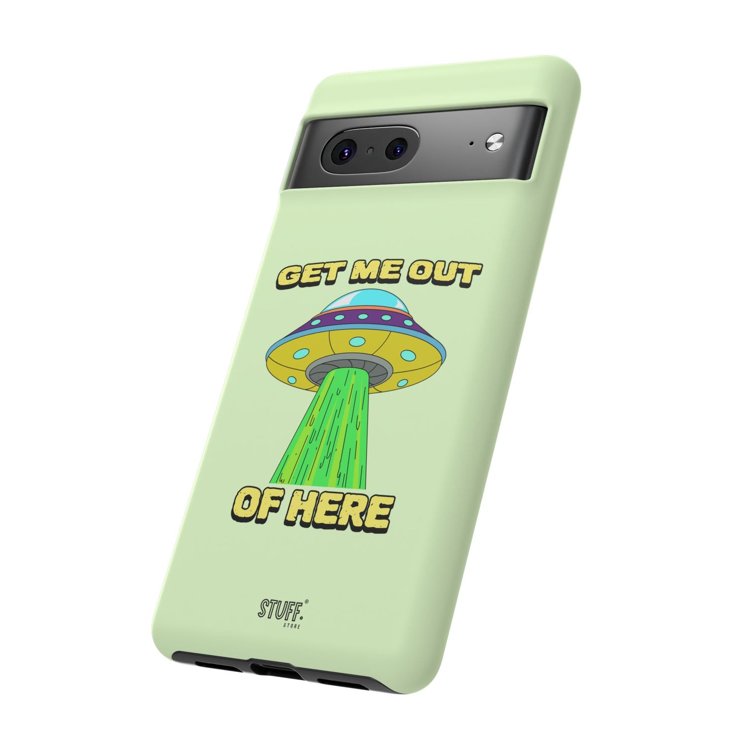 Get Me Out of Here | Coque résistante anti-choc — Vert Menthe