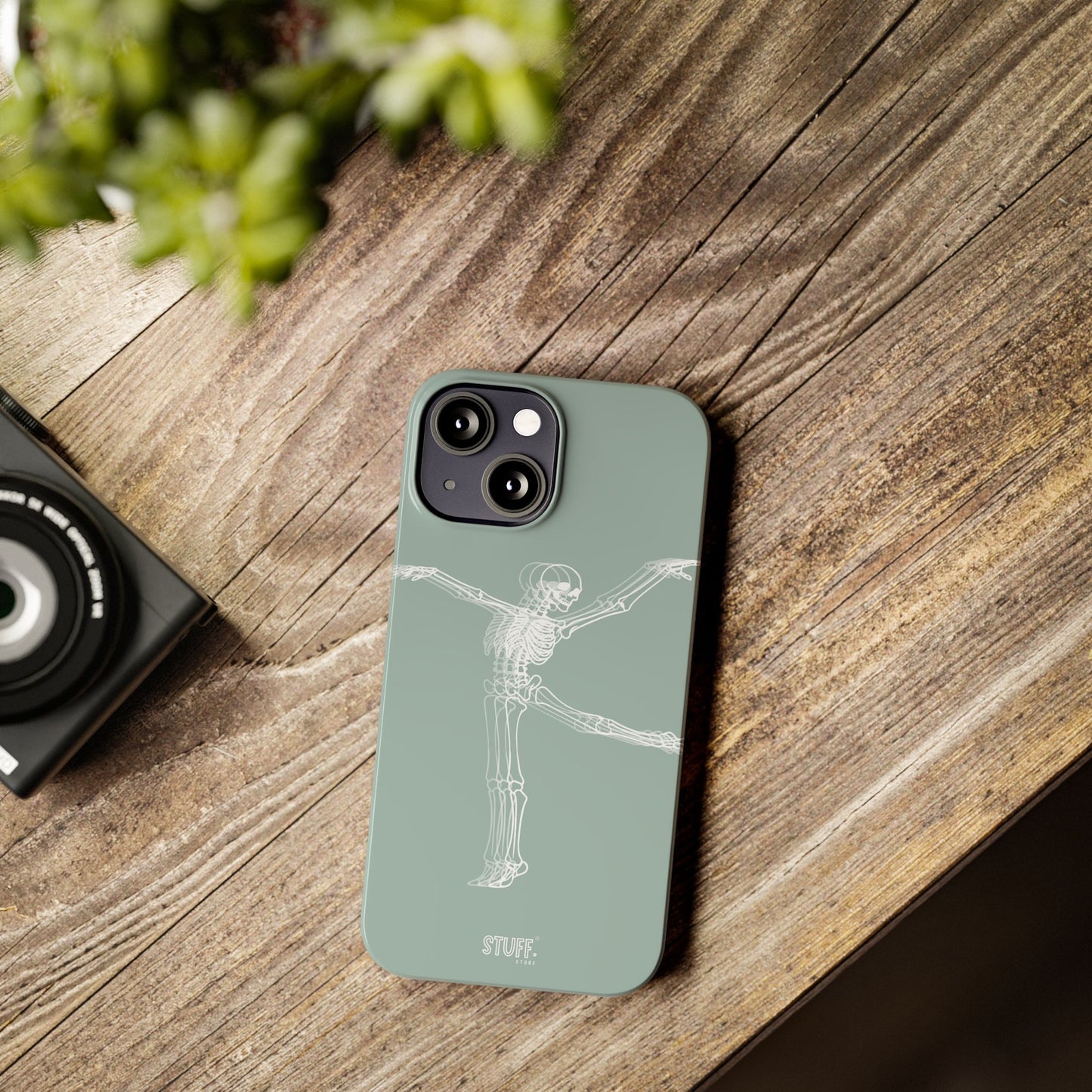 Bone-a-Rina | Coque slim durable et anti-chocs avec Design de Squelette Ballerine