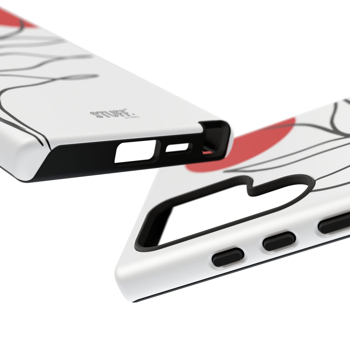 Red Sun Case | Coque résistante double protection avec Design Minimaliste