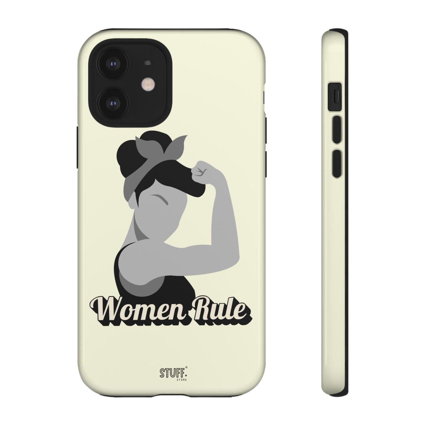 Women Rule Case | Coque résistante double protection avec Design Féministe inspirant