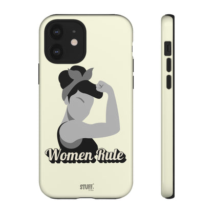 Women Rule Case | Coque résistante double protection avec Design Féministe inspirant