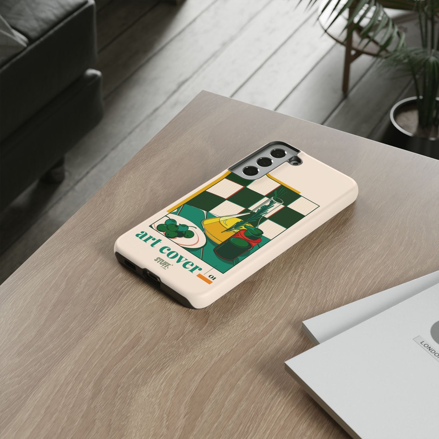 Olio d'Amore Case | Coque résistante double protection avec Design artistique Rétro