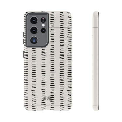 Striped Case | Coque résistante double protection antichoc - Design Minimaliste
