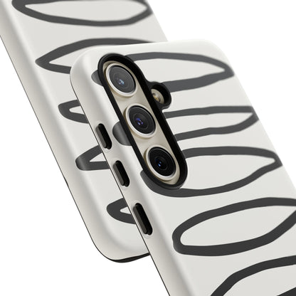 Loopy Case | Coque résistante double protection - Motif cercles abstraits