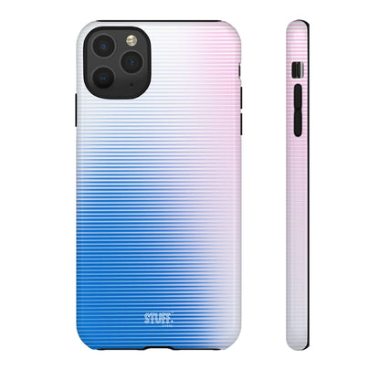 Gradient Case | Coque résistante double protection anti-choc - Dégradé Bleu & Rose
