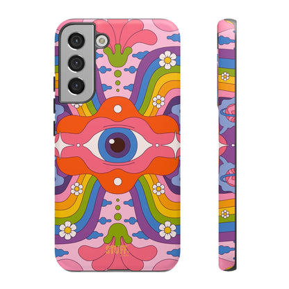 Psych Case | Coque résistante double protection avec Design Psychédélique coloré