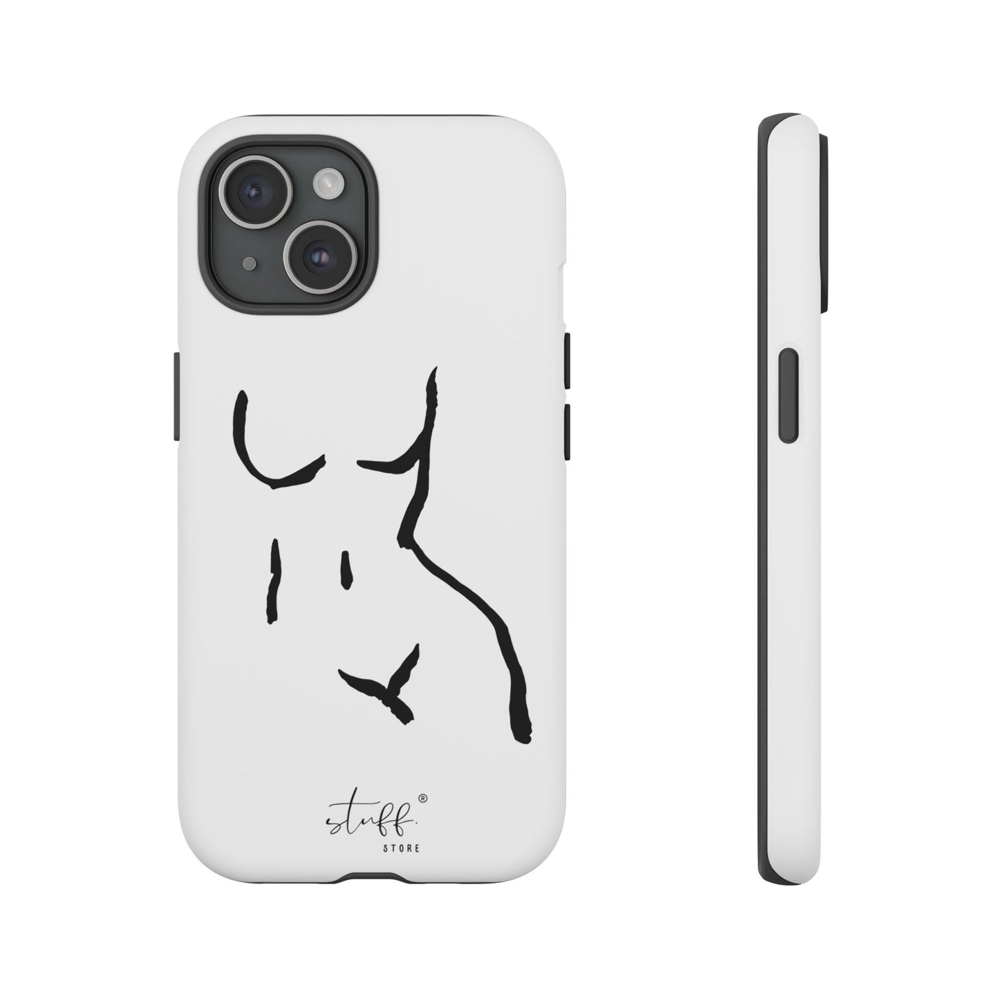The Curve Case | Resistant double protection shell with Minimalist Design by Women