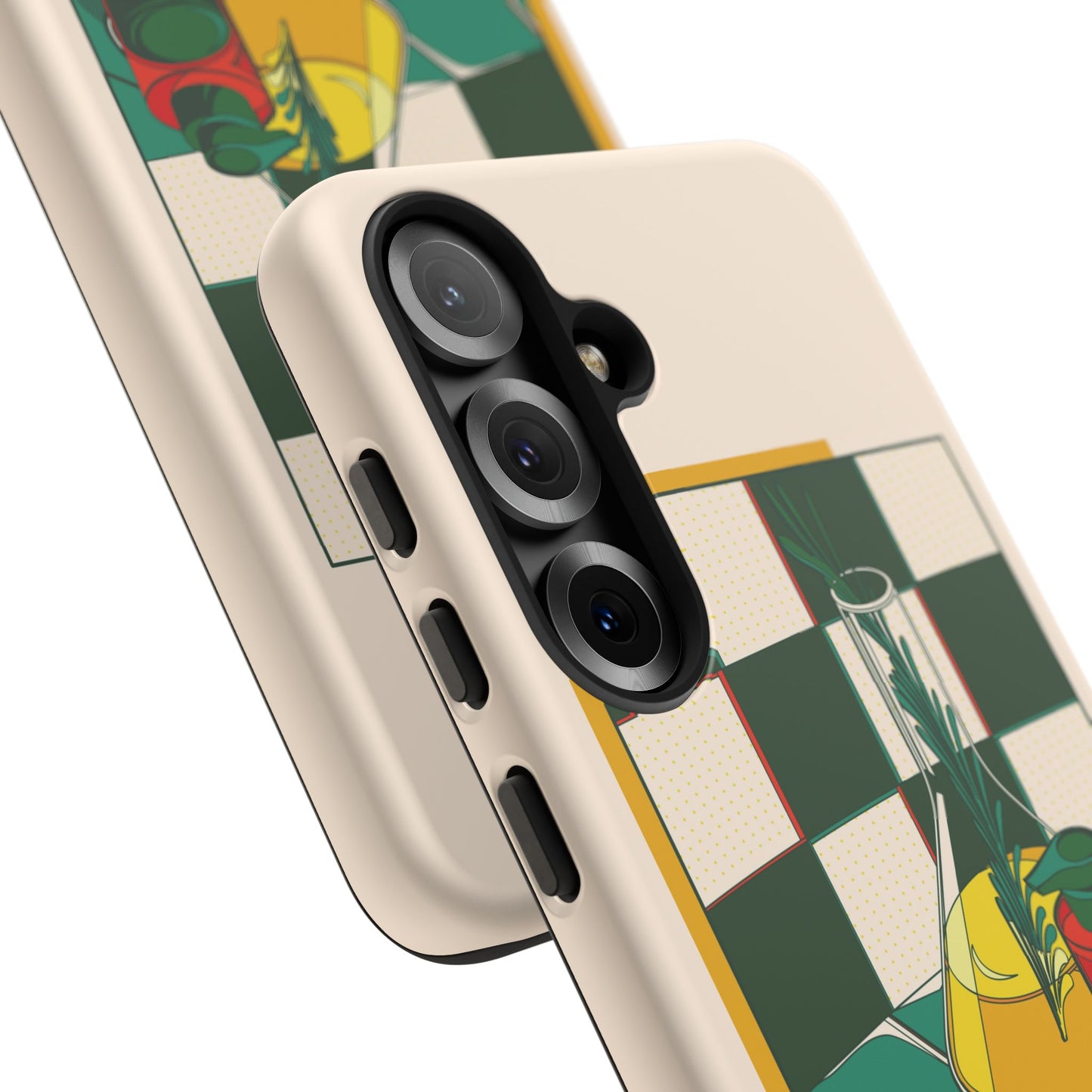 Olio d'Amore Case | Coque résistante double protection avec Design artistique Rétro
