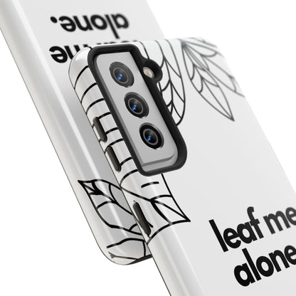 Leaf Me Case | Coque résistante double protection avec design minimaliste