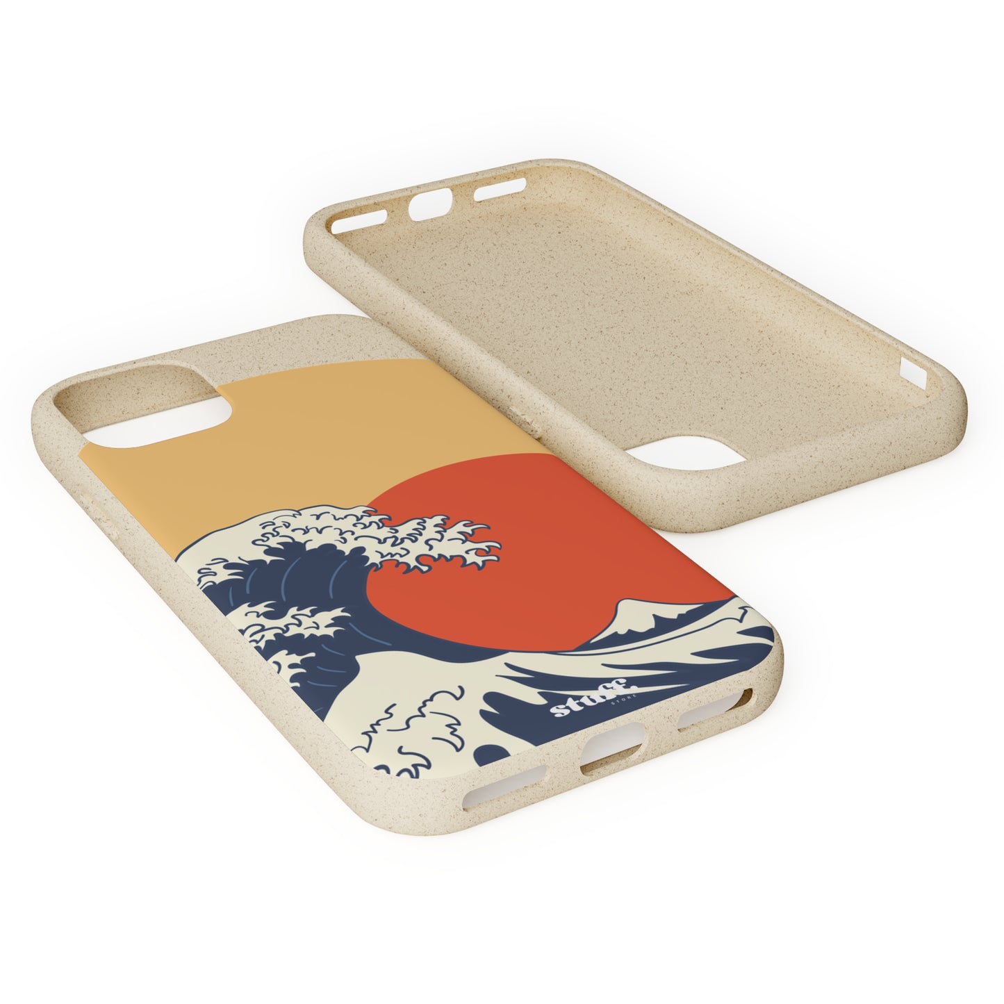 La Grande Vague | biodegradable shell in bamboo and bioplastic - inspired by Japanese art