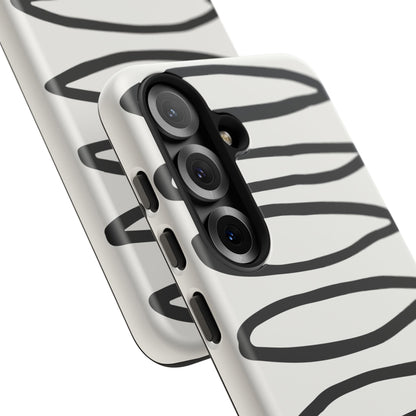 Loopy Case | Coque résistante double protection - Motif cercles abstraits