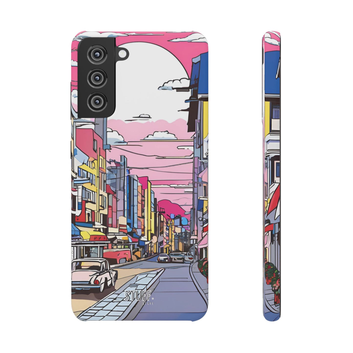 Pop Art Sunset | Coque snap légère et résistante inspiration Lichtenstein
