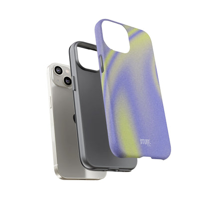 Vibrant Case | Coque résistante double protection anti-choc - Violet & Jaune