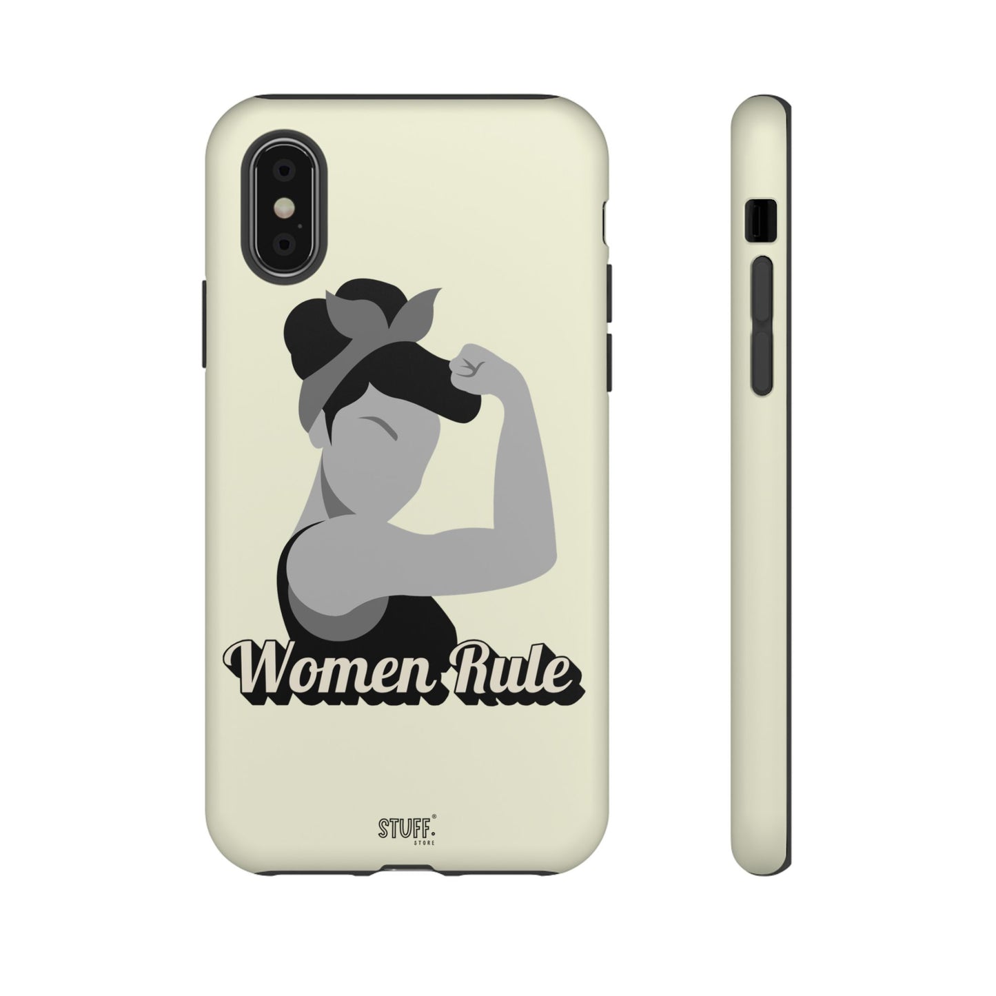 Women Rule Case | Coque résistante double protection avec Design Féministe inspirant
