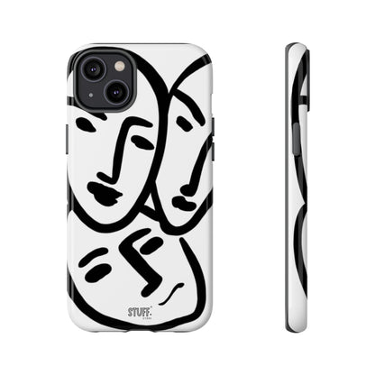 Les Trois Visages | Coque résistante double protection — inspiration Matisse