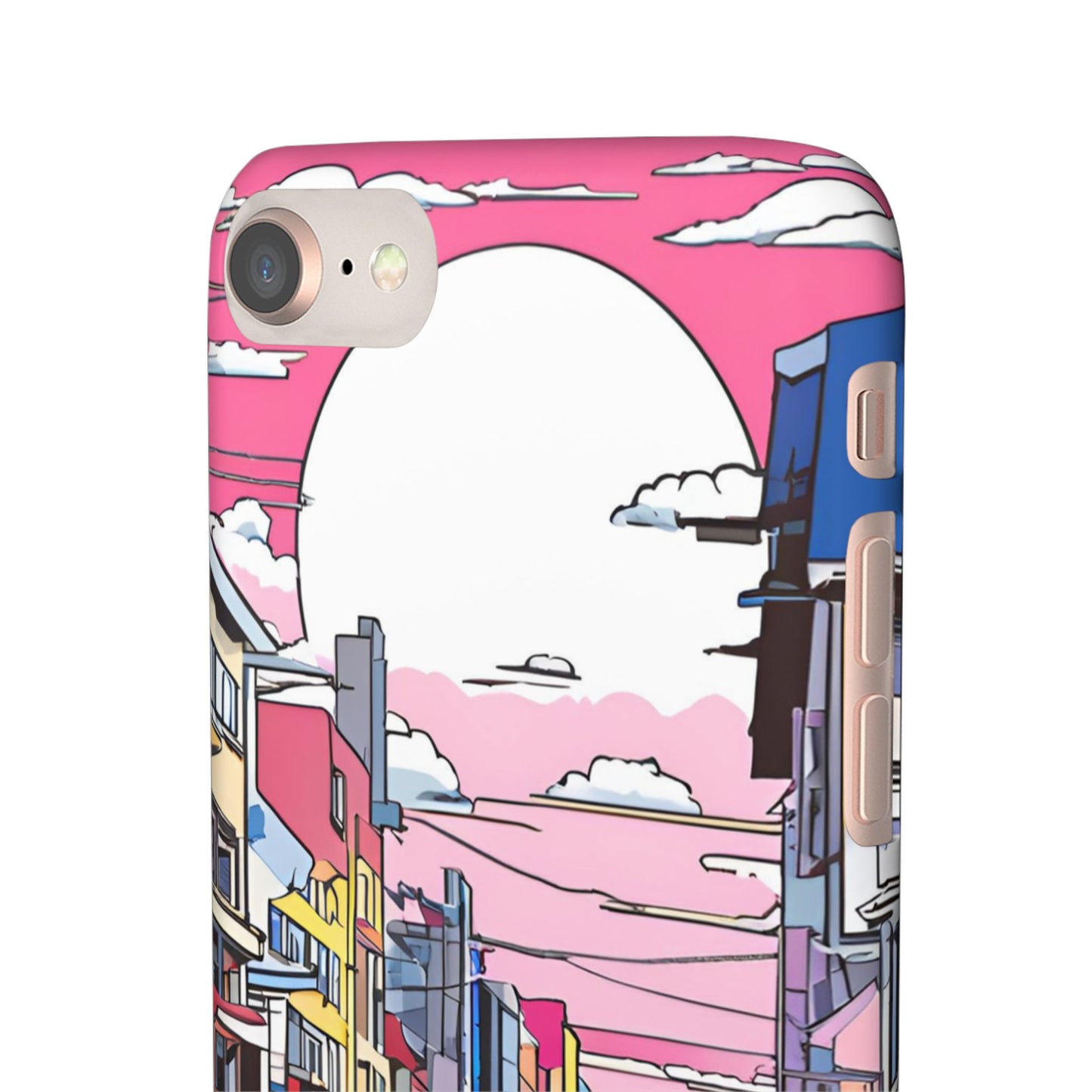 Pop Art Sunset | Coque snap légère et résistante inspiration Lichtenstein
