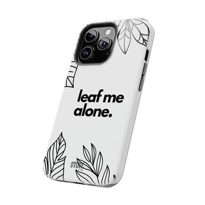 Leaf Me Case | Coque résistante double protection avec design minimaliste