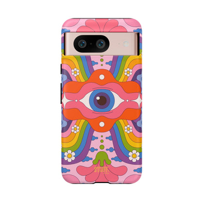 Psych Case | Coque résistante double protection avec Design Psychédélique coloré