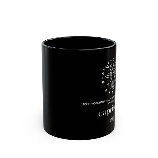mug noir capricorne