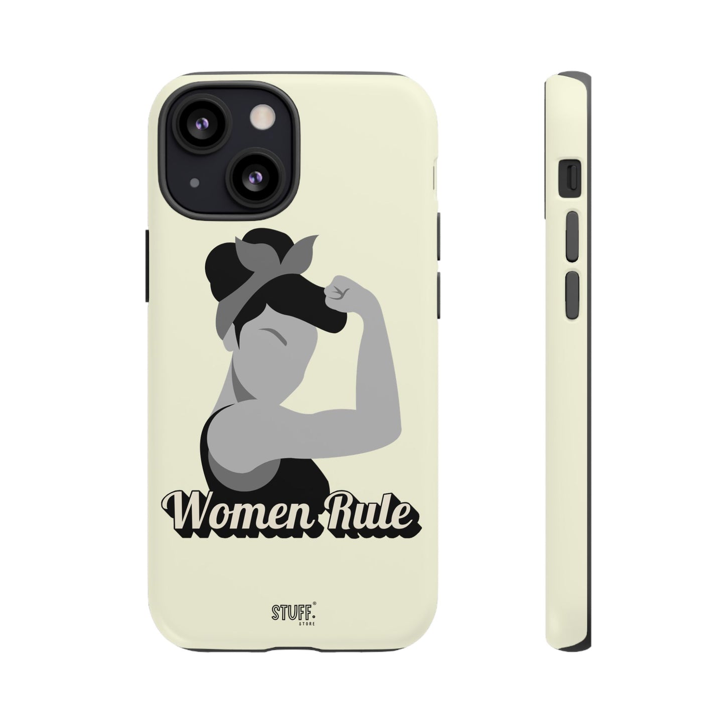 Women Rule Case | Coque résistante double protection avec Design Féministe inspirant