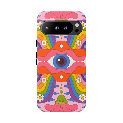 Psych Case | Coque résistante double protection avec Design Psychédélique coloré