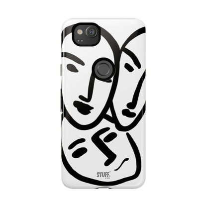 Les Trois Visages | Coque résistante double protection — inspiration Matisse