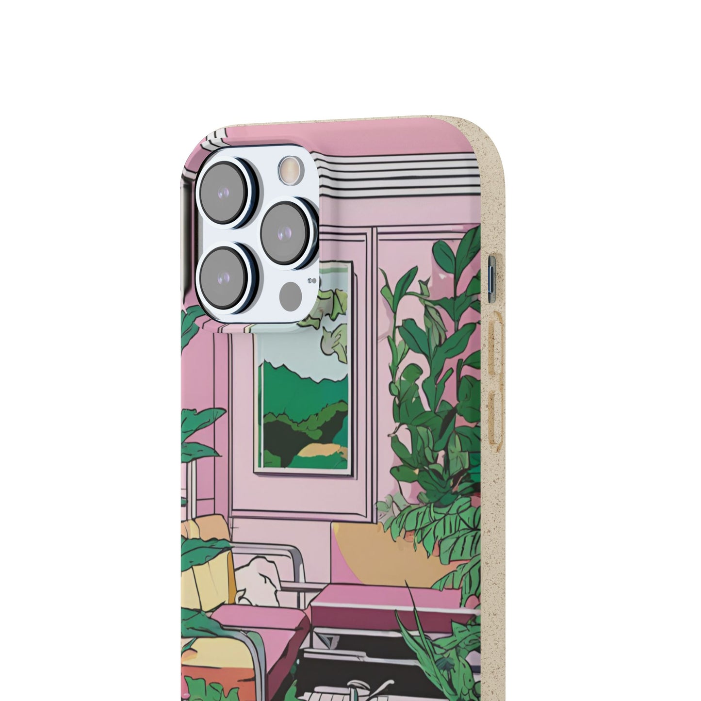 Plant Pop Case | Coque biodégradable en bambou et bioplastique avec design coloré | Parfait pour les amoureux des plantes - Avec emballage cadeau